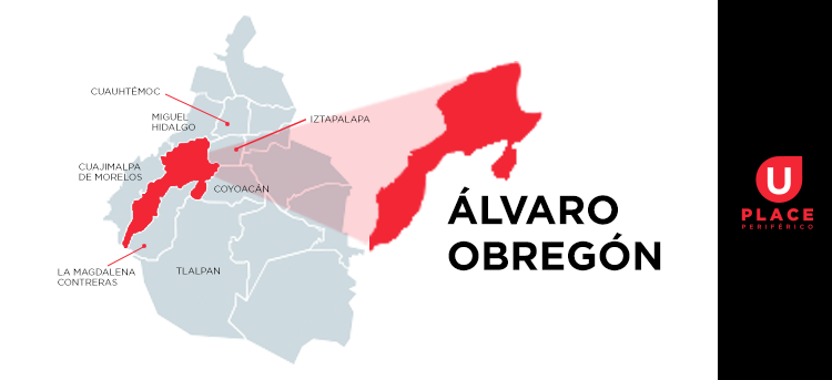 Mapa de Álvaro Obregon
